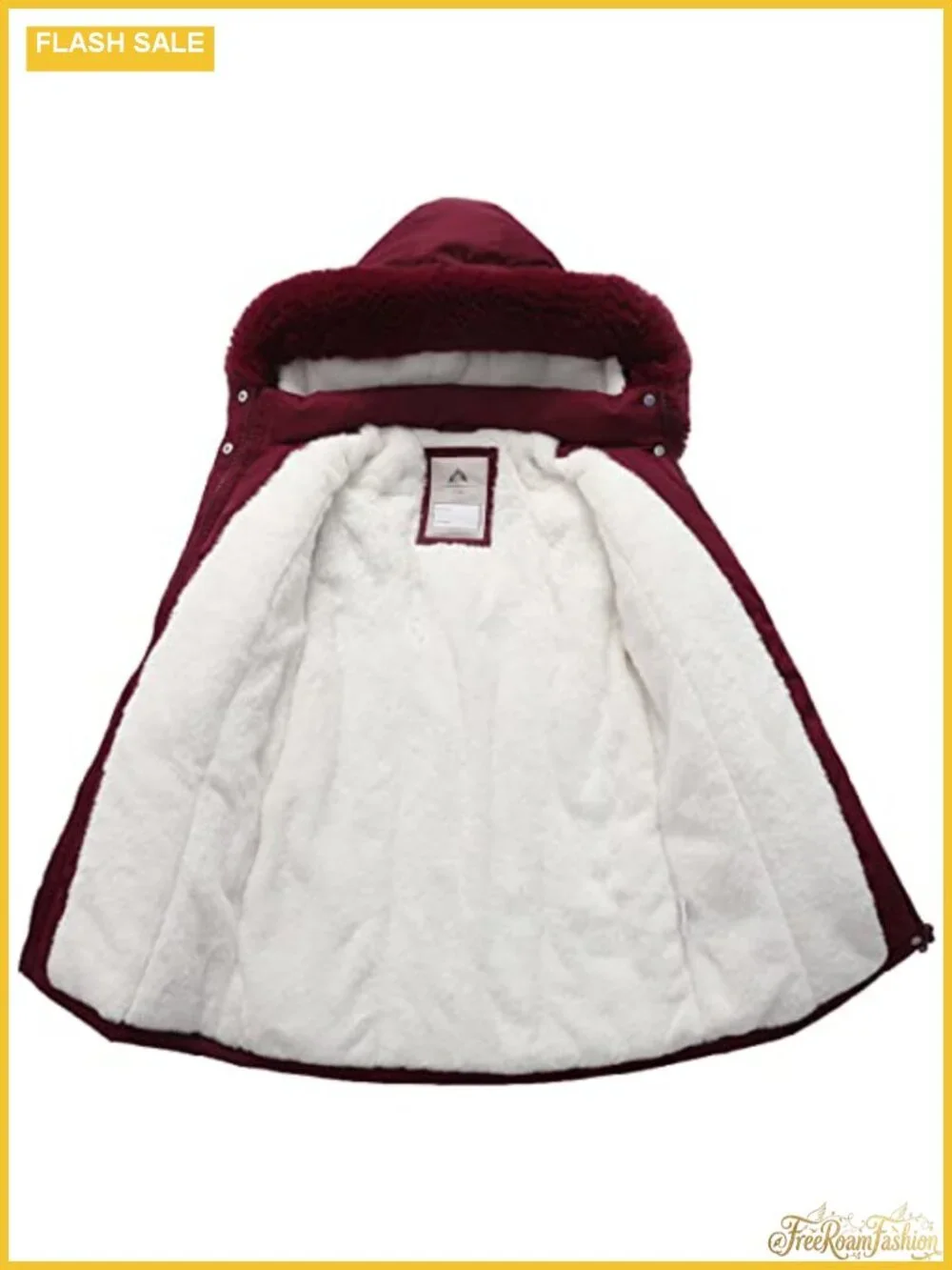 Girls Long Waterproof Winter Coat Warm Hooded Parka